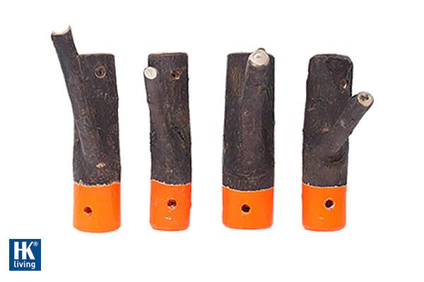 Twig hooks neon dipped 