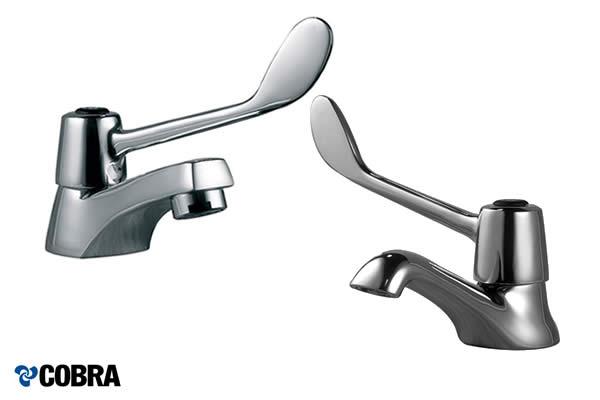 Elbow action pillar tap square type with blue indice. ¼ turn ceramic disc.  ½ BSP male connection inlet. SANS 226 TYPE 2. 