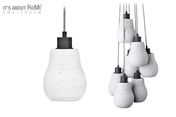 Cadiz pendant lights, made of polystone 