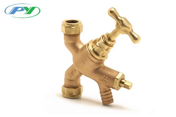 Stopvalve with Draincock (BS 1010) Crutch Top Copper x copper 